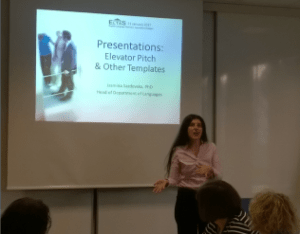 Elevator Pitch Workshop and AGM on 21 Jan