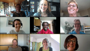 Online committee meeting…we’re getting the hang of it!